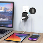 Tech-Protect TA300 kelioninis adapteris EU / UK / AU - juodas -- USB Adapters