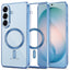 Tech-Protect MagFlex MagSafe Case, skirta Samsung Galaxy S26 - Transparent Blue -- Samsung Galaxy S26