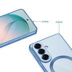 Tech-Protect MagFlex MagSafe Case, skirta Samsung Galaxy S26 - Transparent Blue -- Samsung Galaxy S26