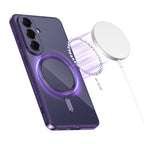 Tech-Protect MagFlex MagSafe Case, skirta Samsung Galaxy S26 - Transparent Purple -- Samsung Galaxy S26