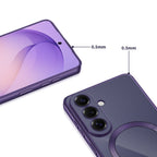 Tech-Protect MagFlex MagSafe Case, skirta Samsung Galaxy S26 - Transparent Purple -- Samsung Galaxy S26
