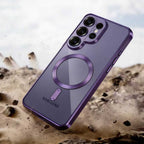 Tech-Protect MagFlex MagSafe Case, skirta Samsung Galaxy S26 Ultra - Transparent Purple -- Samsung Galaxy S26 Ultra