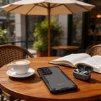 Tech-Protect Rugged Shield Case, skirta Samsung Galaxy A57 5G - Translucent Black -- Samsung Galaxy A57