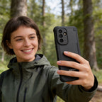 Tech-Protect Rugged Shield Case, skirta Samsung Galaxy A57 5G - Translucent Black -- Samsung Galaxy A57