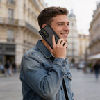 Tech-Protect Rugged Shield Case, skirta Samsung Galaxy A57 5G - Translucent Black -- Samsung Galaxy A57