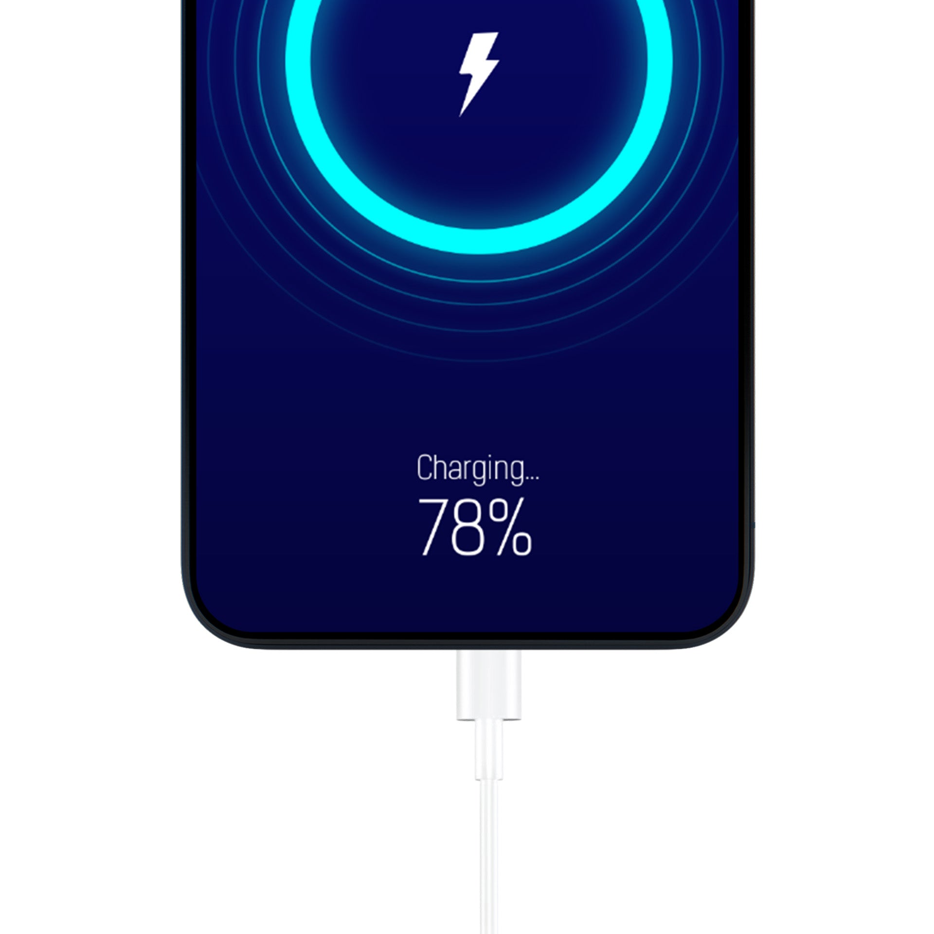 3mk Kabelis 3in1 USB-A - micro USB / Lightning / USB-C 1.2m 20V/2.4A 15W - baltas -- Cell phone cables