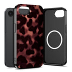 Tech-Protect Lamano MagSafe dėklas, skirtas iPhone 16e / 17e - black and brown -- iPhone 16e / iPhone 17e