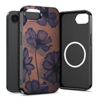 Tech-Protect Lamano MagSafe dėklas, skirtas iPhone 16e / 17e - brown-purple -- iPhone 16e / iPhone 17e