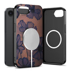 Tech-Protect Lamano MagSafe dėklas, skirtas iPhone 16e / 17e - brown-purple -- iPhone 16e / iPhone 17e