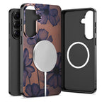 Tech-Protect Lamano MagSafe Case, skirta Samsung Galaxy A57 5G - Brown and Purple -- Samsung Galaxy A57