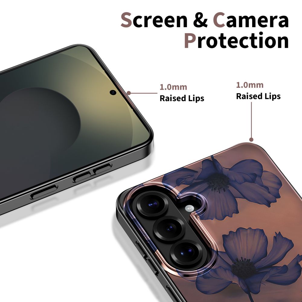 Tech-Protect Lamano MagSafe Case, skirta Samsung Galaxy A57 5G - Brown and Purple -- Samsung Galaxy A57