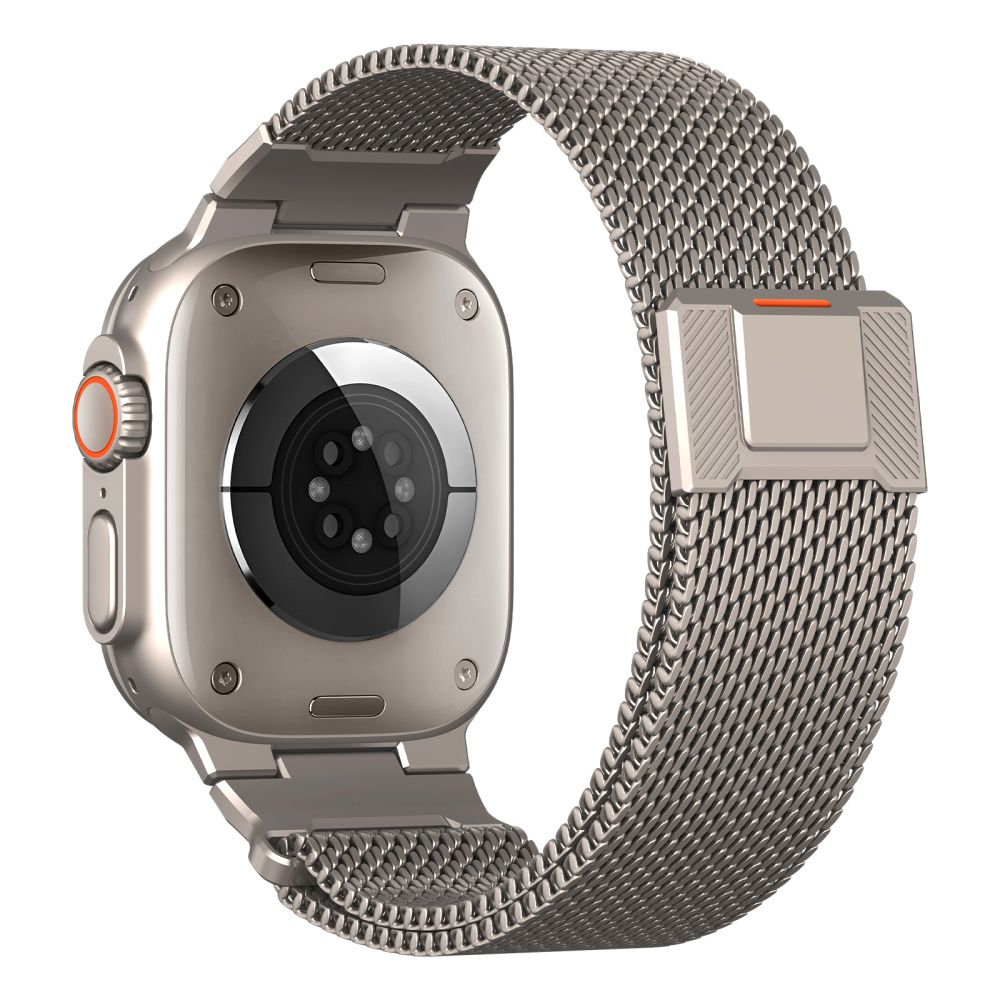 Tech-Protect Milano Vanguard apyrankė Apple Watch (44 / 45 / 46 / 49 mm) - Titanas -- Apple Watch