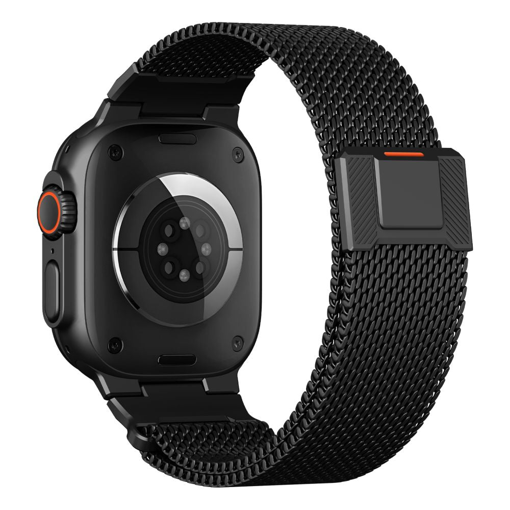 Tech-Protect Milano Vanguard apyrankė, skirta Apple Watch (44 / 45 / 46 / 49 mm) – juoda -- Apple Watch