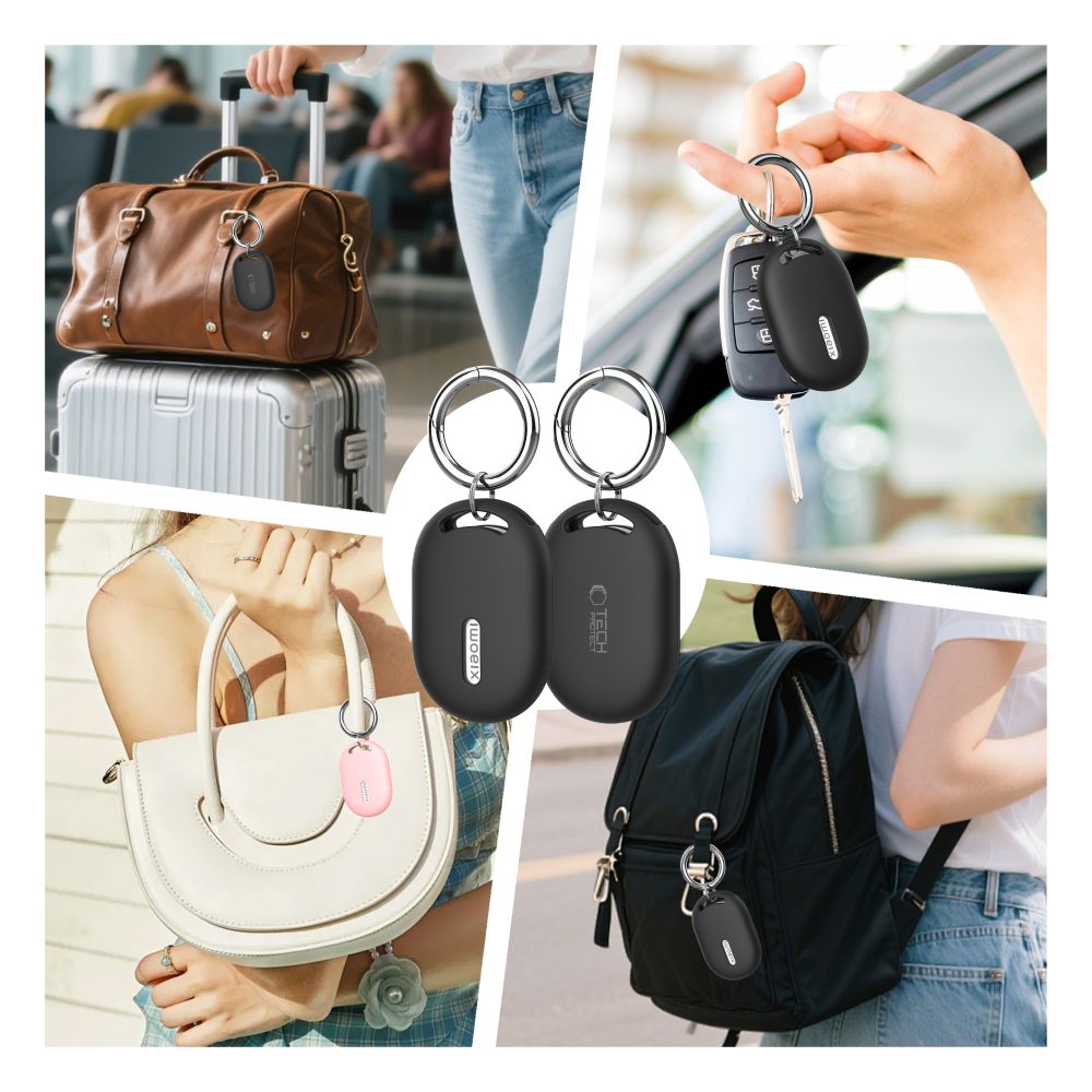 Tech-Protect Icon Case, skirta Xiaomi Tag - Black -- Cell phone cases and covers