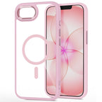 Tech-Protect Magmat MagSafe Case, skirta iPhone 16e / 17e - Transparent Pink -- iPhone 16e
