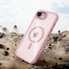 Tech-Protect Magmat MagSafe Case, skirta iPhone 16e / 17e - Transparent Pink -- iPhone 16e