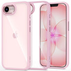 Tech-Protect Magmat Case, skirta iPhone 16e / 17e - Transparent Pink -- iPhone 16e