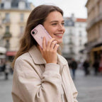Tech-Protect Magmat Case, skirta iPhone 16e / 17e - Transparent Pink -- iPhone 16e