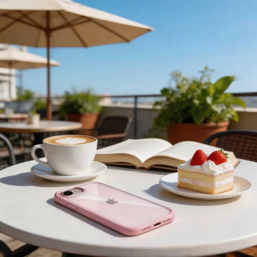 Tech-Protect Magmat Case, skirta iPhone 16e / 17e - Transparent Pink -- iPhone 16e