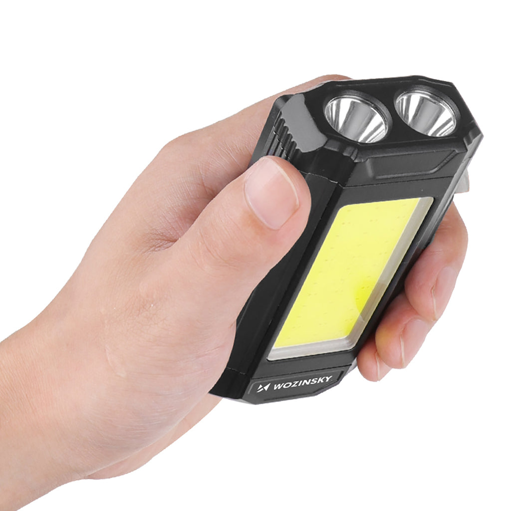 Wozinsky WLR-15W darbo lempa 15W 1500lm CREE LED IPX6 su Power Bank funkcija - pilka -- Flashlights & Headlamps