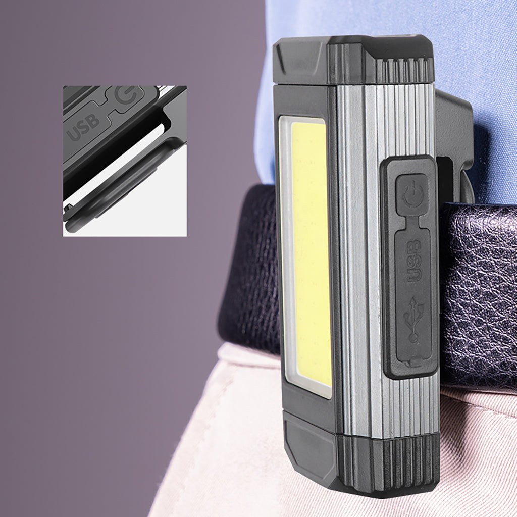 Wozinsky WLR-15W darbo lempa 15W 1500lm CREE LED IPX6 su Power Bank funkcija - pilka -- Flashlights & Headlamps