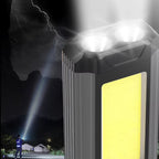 Wozinsky WLR-15W darbo lempa 15W 1500lm CREE LED IPX6 su Power Bank funkcija - pilka -- Flashlights & Headlamps