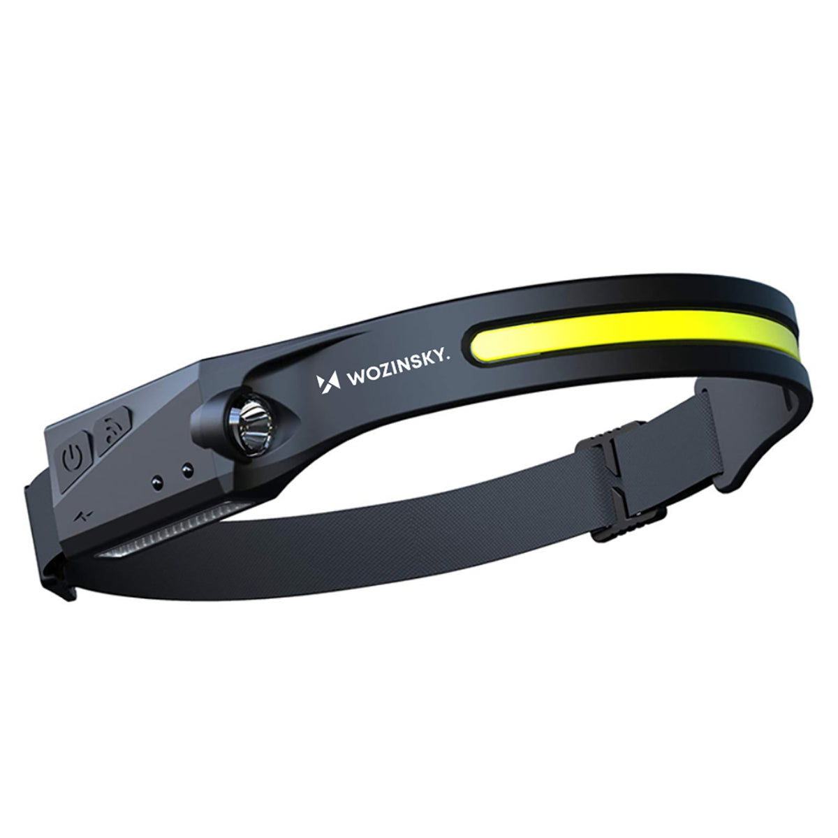 Wozinsky WLC-1200 350lm CREE LED žibintuvėlis IPX4 su judesio jutikliu - juoda -- Flashlights & Headlamps
