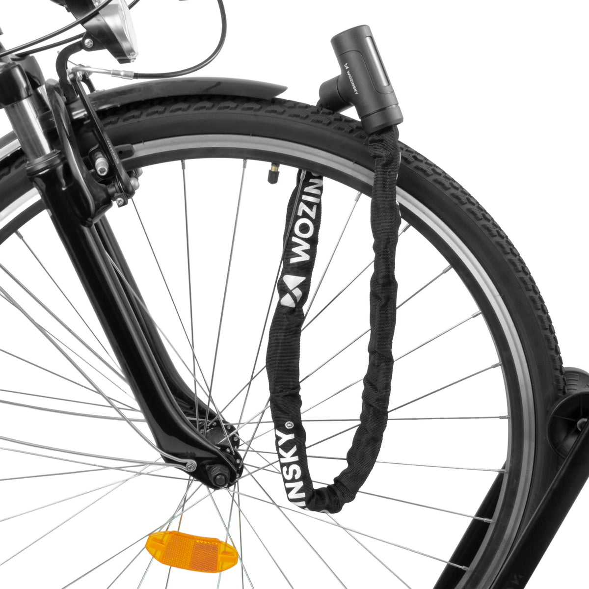 Wozinsky WZR-K2 Rakto grandinės dviračio rakinimas - juoda