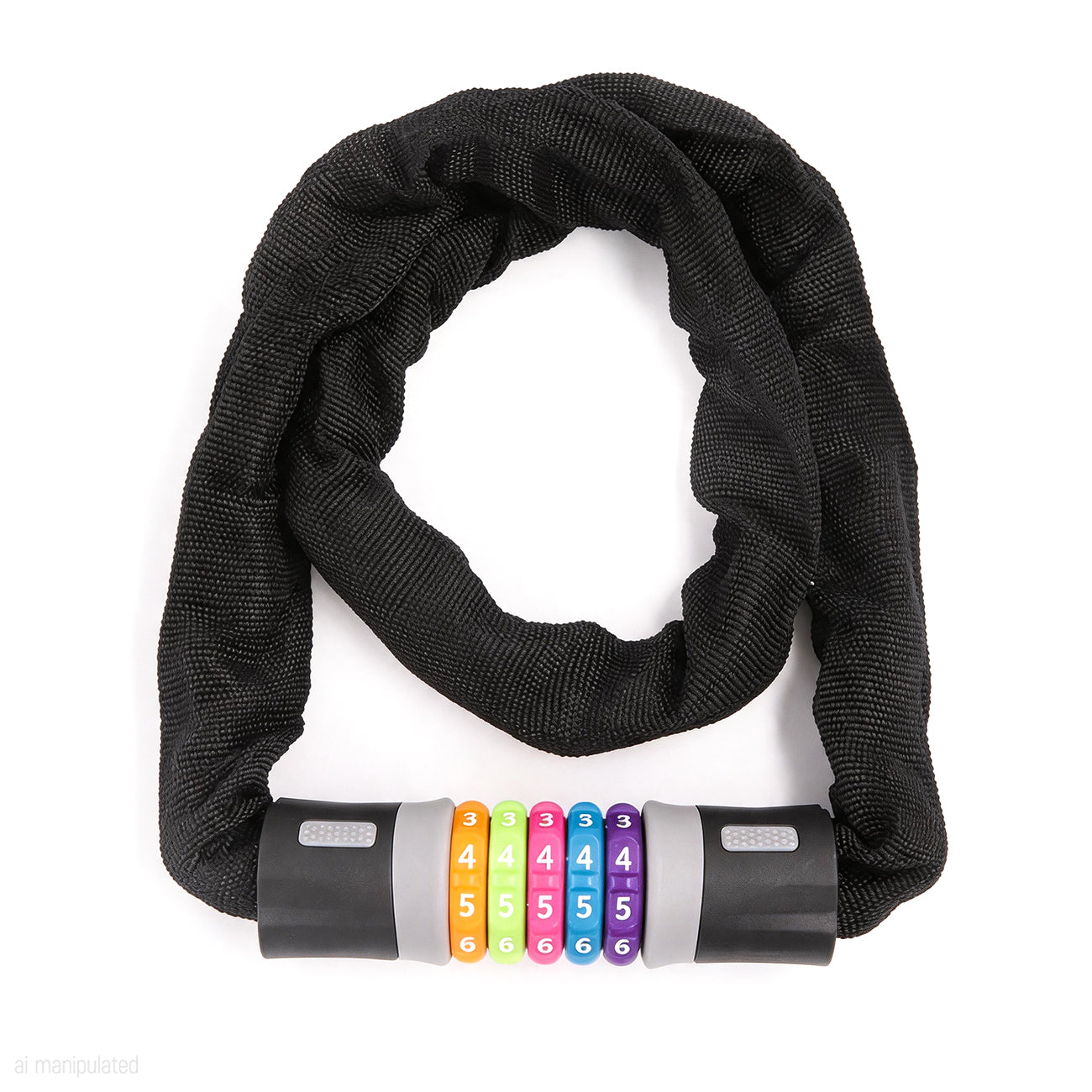 Wozinsky WZR-K1 Grandinės dviračio rakinimas 100 cm kodui - juoda -- Bicycle Locks
