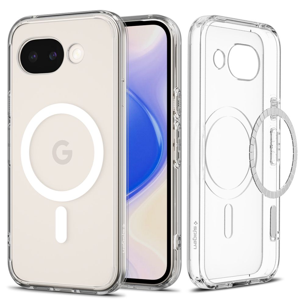 Spigen Ultra Hybrid Mag MagSafe Case skirta Google Pixel 10A - Clear and White