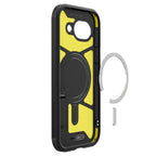 Spigen Tough Armor Mag MagSafe dėklas, skirtas Google Pixel 10A – juodas