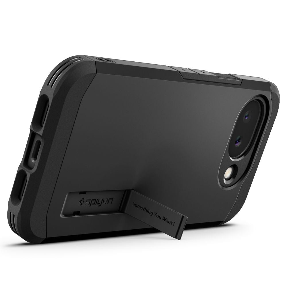 Spigen Tough Armor Mag MagSafe dėklas, skirtas Google Pixel 10A – juodas