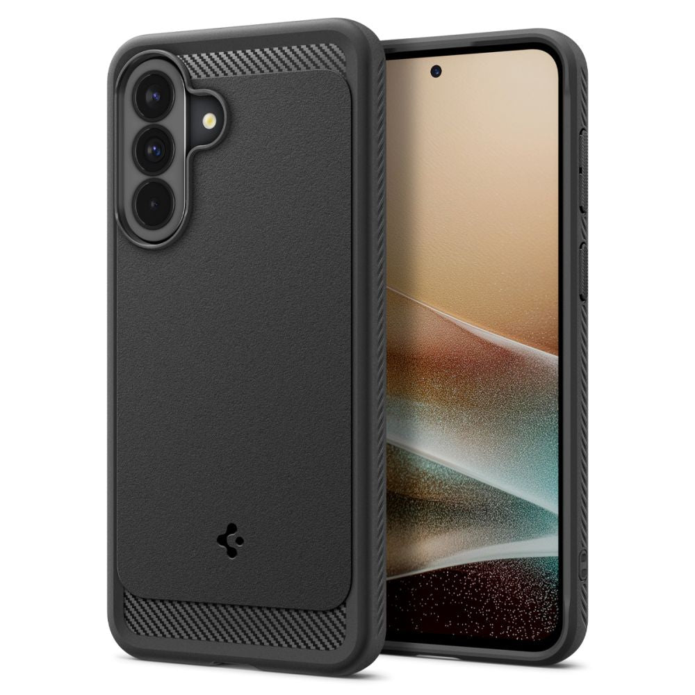 Spigen tvirtas šarvų dėklas, skirtas Samsung Galaxy A37 5G – juodas