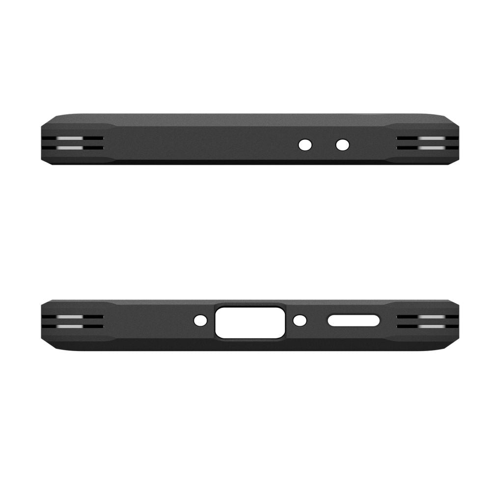 „Spigen Tough Armor Schutzhülle“ skirta „Samsung Galaxy A37 5G – Schwarz“.