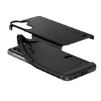 „Spigen Tough Armor Schutzhülle“ skirta „Samsung Galaxy A37 5G – Schwarz“.