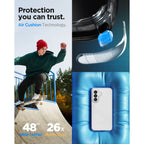 „Spigen“ skystųjų kristalų dėklas, skirtas Samsung Galaxy A37 5G – skaidrus