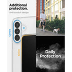 „Spigen“ skystųjų kristalų dėklas, skirtas Samsung Galaxy A37 5G – skaidrus