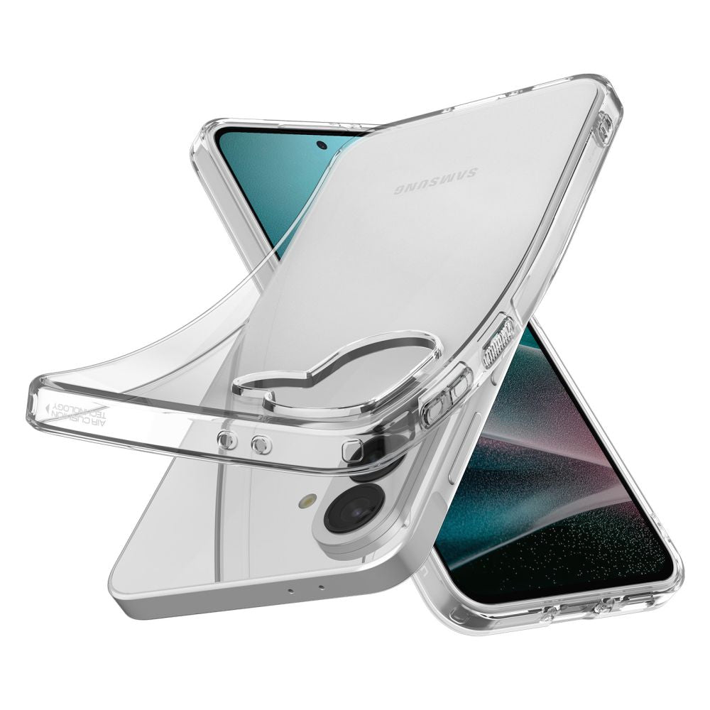 „Spigen“ skystųjų kristalų dėklas, skirtas Samsung Galaxy A37 5G – skaidrus