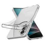„Spigen“ skystųjų kristalų dėklas, skirtas Samsung Galaxy A37 5G – skaidrus