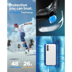 Spigen Ultra hibridinis dėklas, skirtas Samsung Galaxy A37 5G – skaidrus