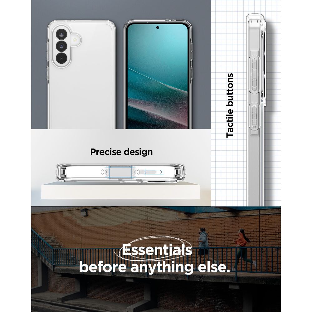 Spigen Ultra hibridinis dėklas, skirtas Samsung Galaxy A37 5G – skaidrus