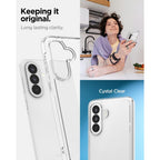 Spigen Ultra hibridinis dėklas, skirtas Samsung Galaxy A37 5G – skaidrus