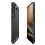 Spigen tvirtas šarvų dėklas, skirtas Samsung Galaxy A57 5G – juodas