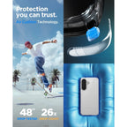 Spigen Ultra hibridinis dėklas, skirtas Samsung Galaxy A57 5G – skaidrus