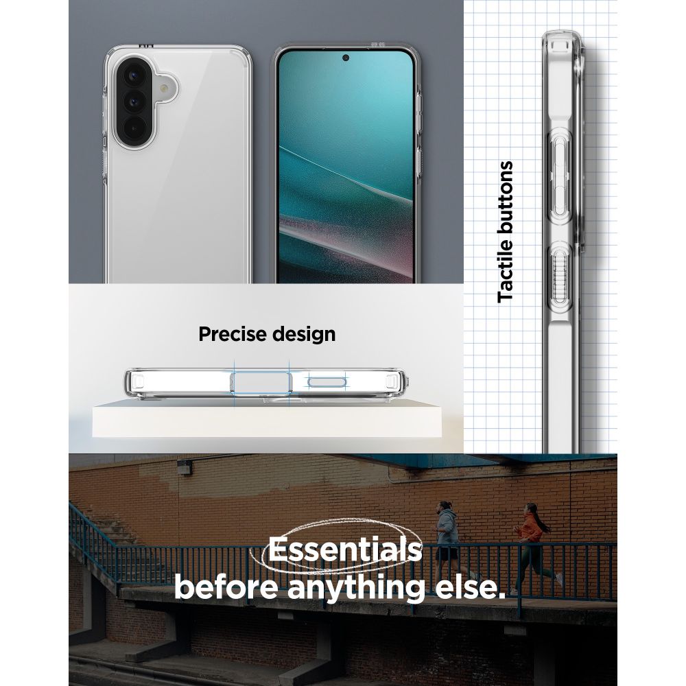Spigen Ultra hibridinis dėklas, skirtas Samsung Galaxy A57 5G – skaidrus