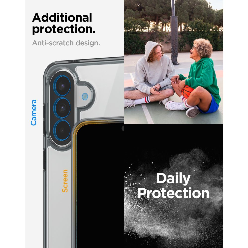 Spigen Ultra hibridinis dėklas, skirtas Samsung Galaxy A57 5G – skaidrus