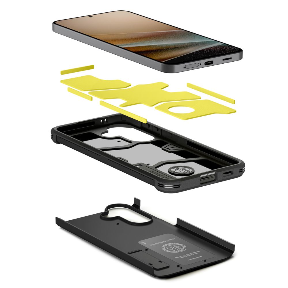 Spigen Tough Armor Dėklas, skirtas Samsung Galaxy A57 5G – juodas