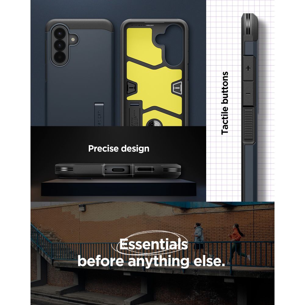 Spigen Tough Armor Dėklas, skirtas Samsung Galaxy A57 5G – tamsiai mėlynas