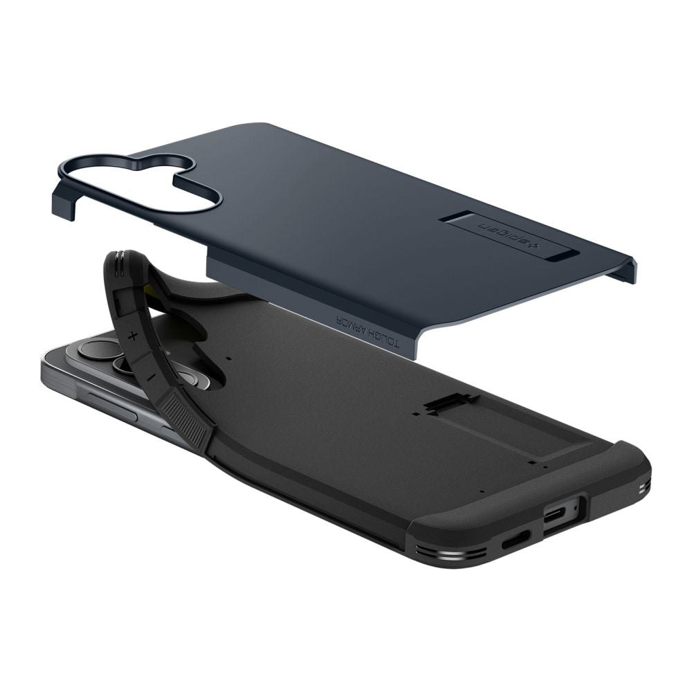 Spigen Tough Armor Dėklas, skirtas Samsung Galaxy A57 5G – tamsiai mėlynas