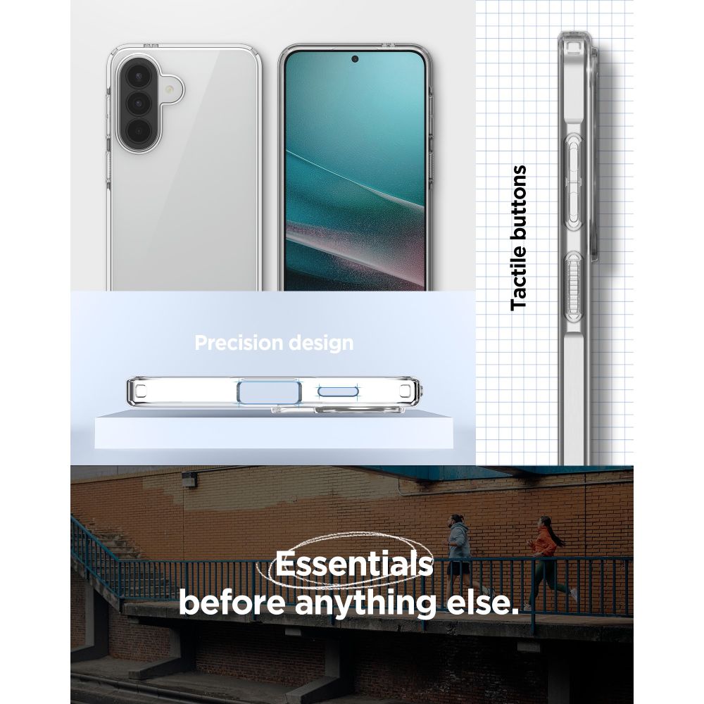 Spigen Skystųjų kristalųal Case, skirta Samsung Galaxy A57 5G - Transparent